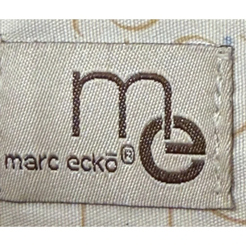 Red by Marc Ecko Bag Brown Pebbled Texture Stud Wristlet Clutch Urban Streetwear